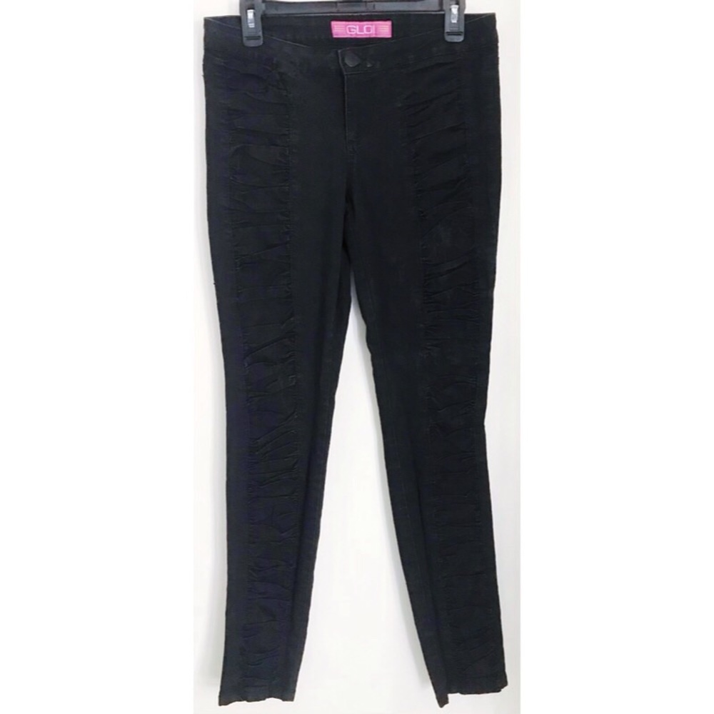 GLO’s Roulette Ruffle Low Waisted Skinny Jeans